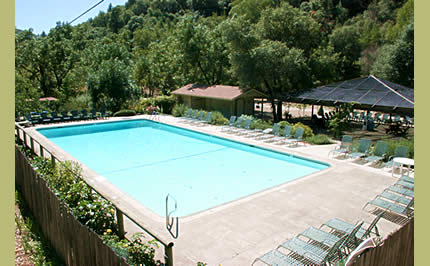 Large Pool and Bathhouse